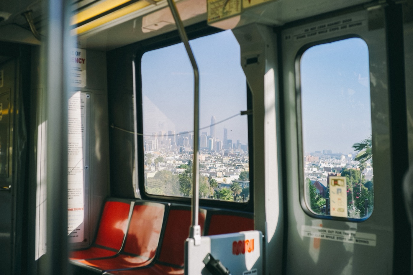 Riding the network: San Francisco, seen from a MUNI car