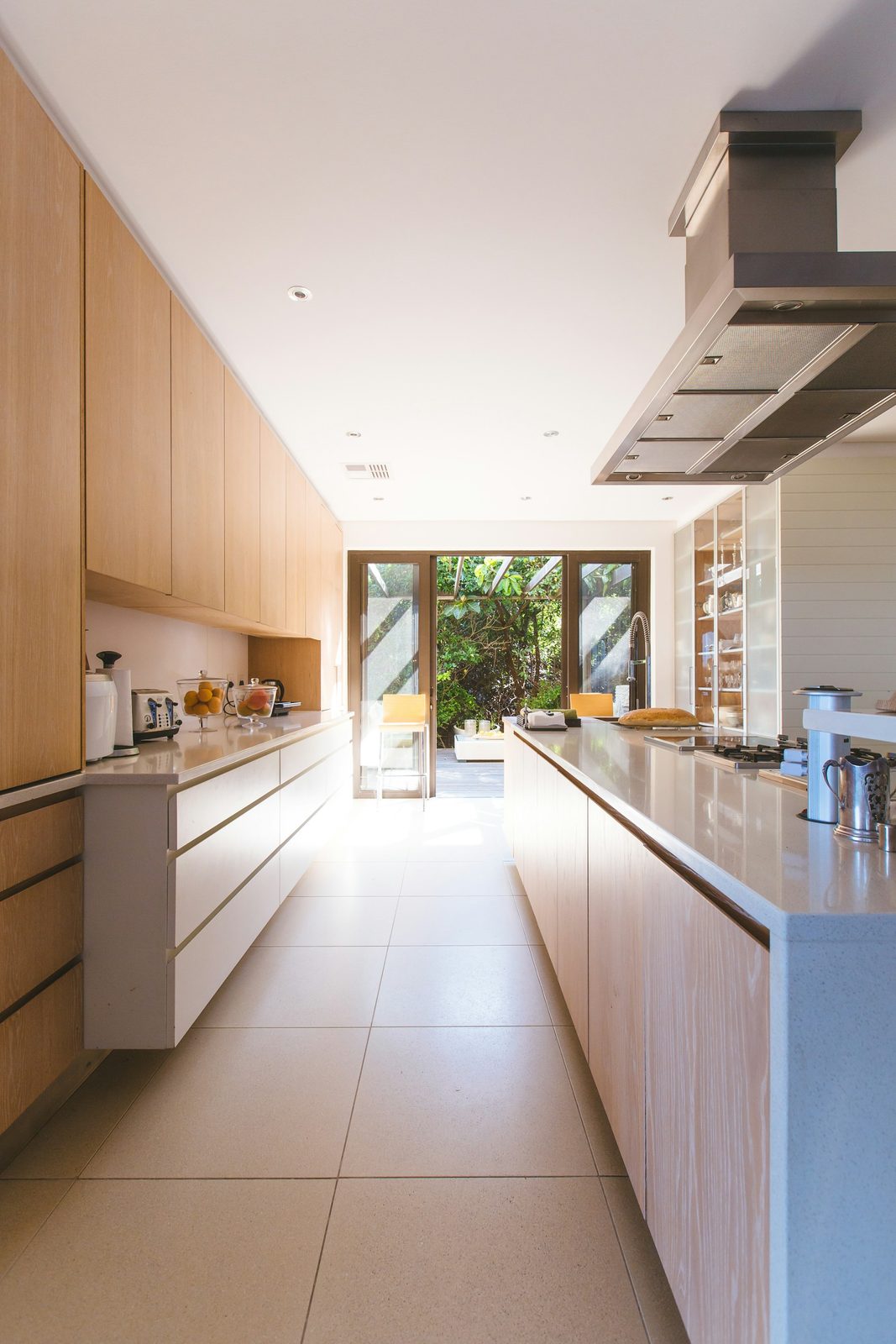 Rendered architectural interior